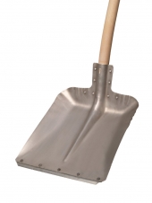 adlus Hallenser Flachrandschaufel (groß) mit Stiel