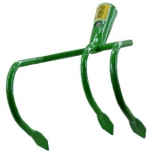 Krümmer, 3 Zinken, angeprägte Schare