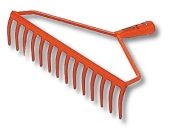 adlus Bügelgartenrechen 14 Drehfix